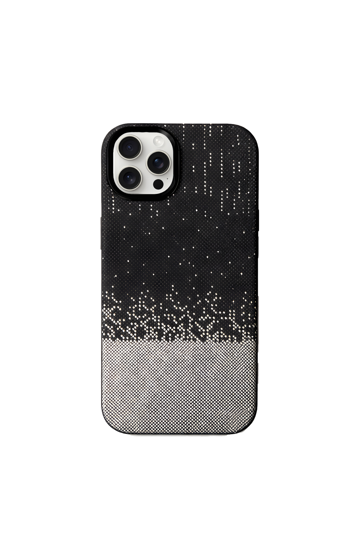 Apple iPhone 16 Pro ile Uyumlu MagSafe Şarj Özellikli İnce Yapılı Karbon Kevlar Kılıf - Beyaz