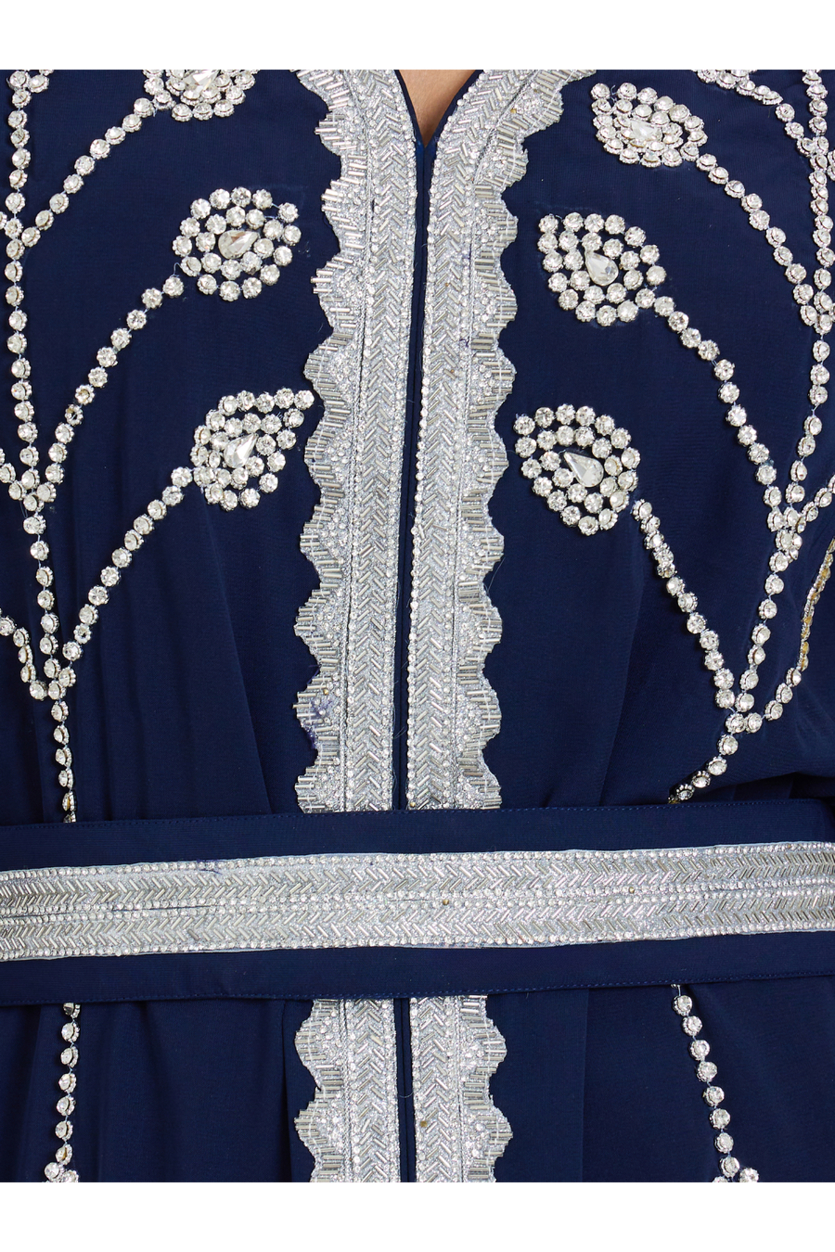 جلابيات نسائية مزينة حزام ربط