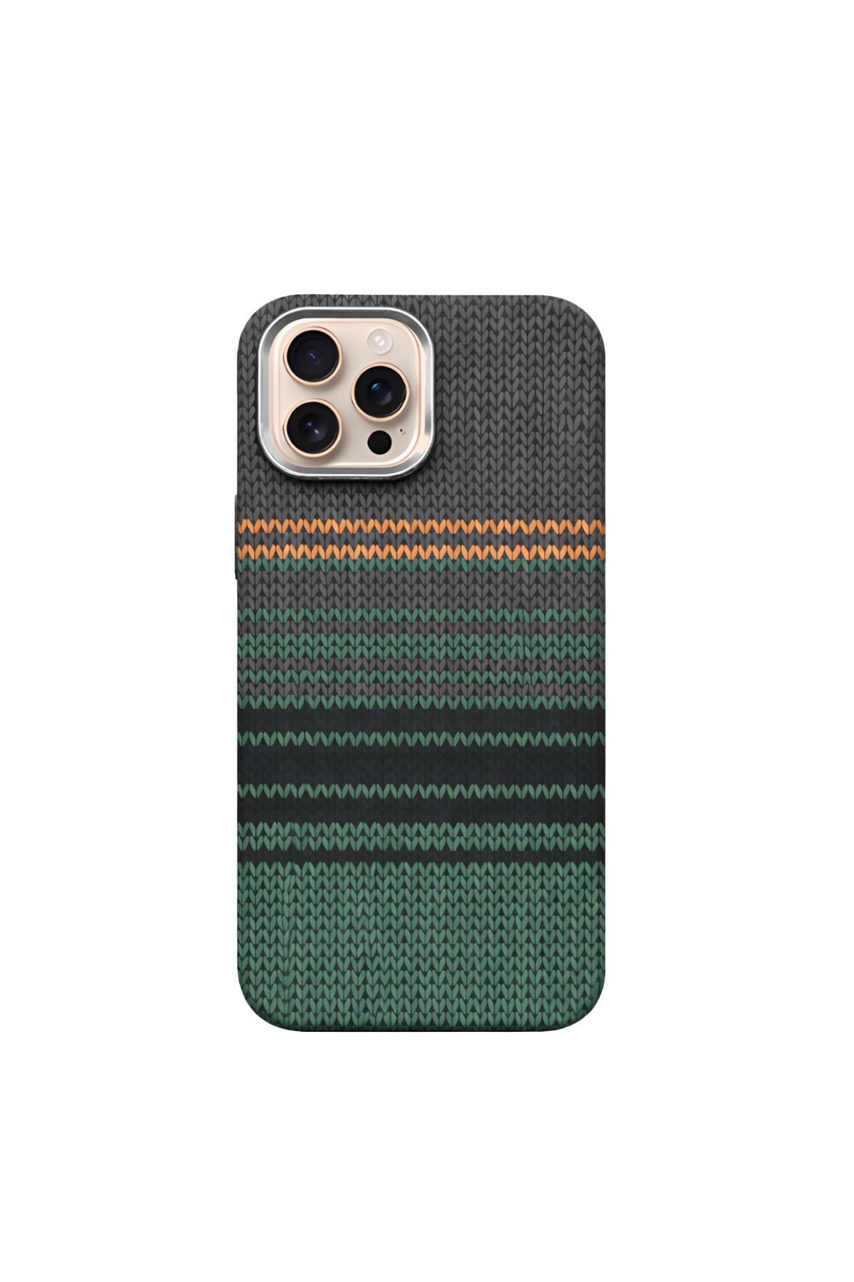 Apple iPhone 16 Pro Max ile Uyumlu MagSafe Şarj Özellikli İnce Yapılı Karbon Kevlar Kılıf - Yeşil