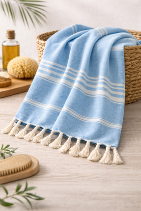 NO NAME Pamuk Peştemal Plaj Havlusu – İnce, Emici, Hızlı Kuruyan Hamam & Deni...