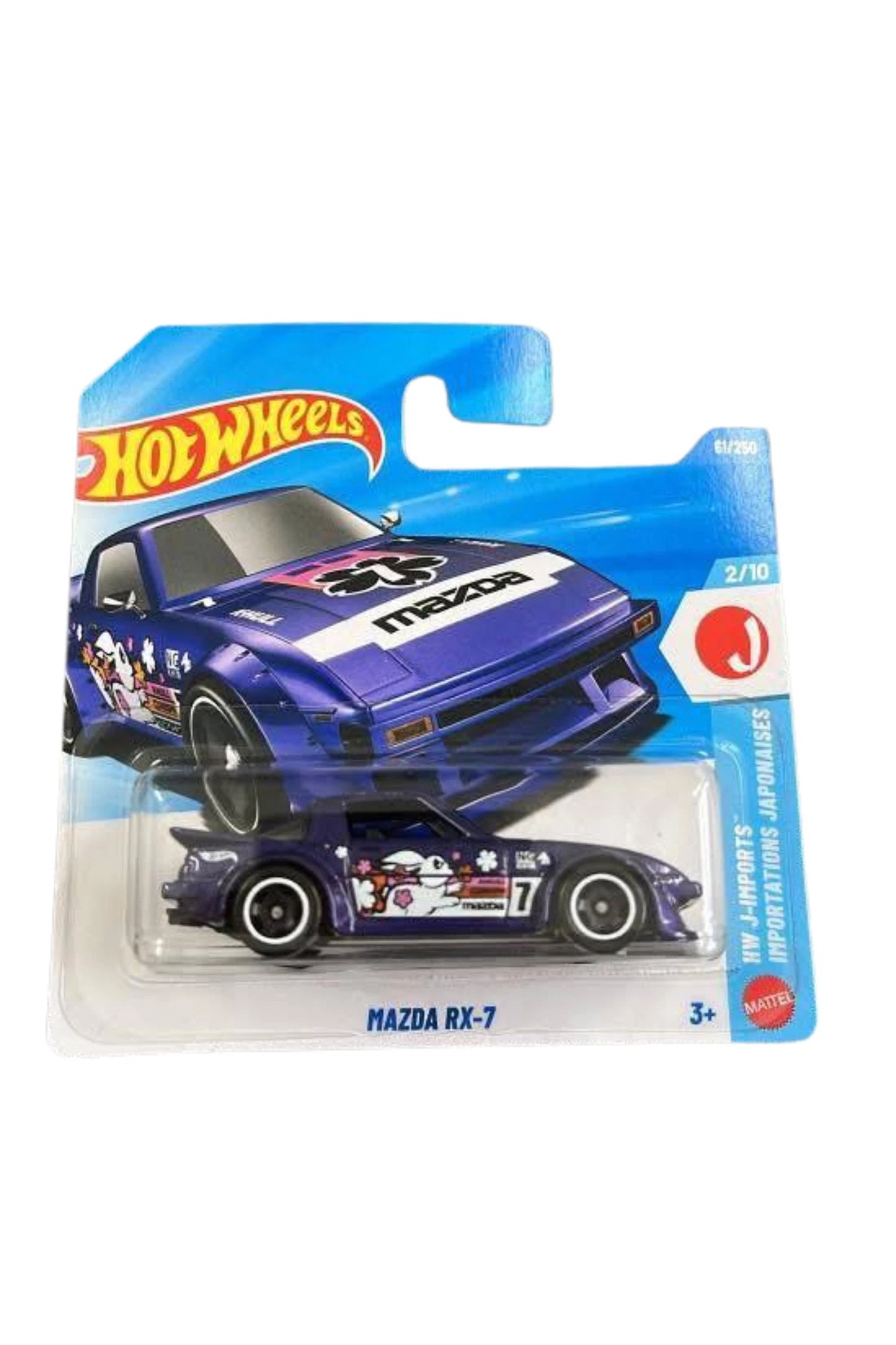 HOT WHEELS Mazda RX-7 J-Imports 61/250 2/10 Drift Spec Mor