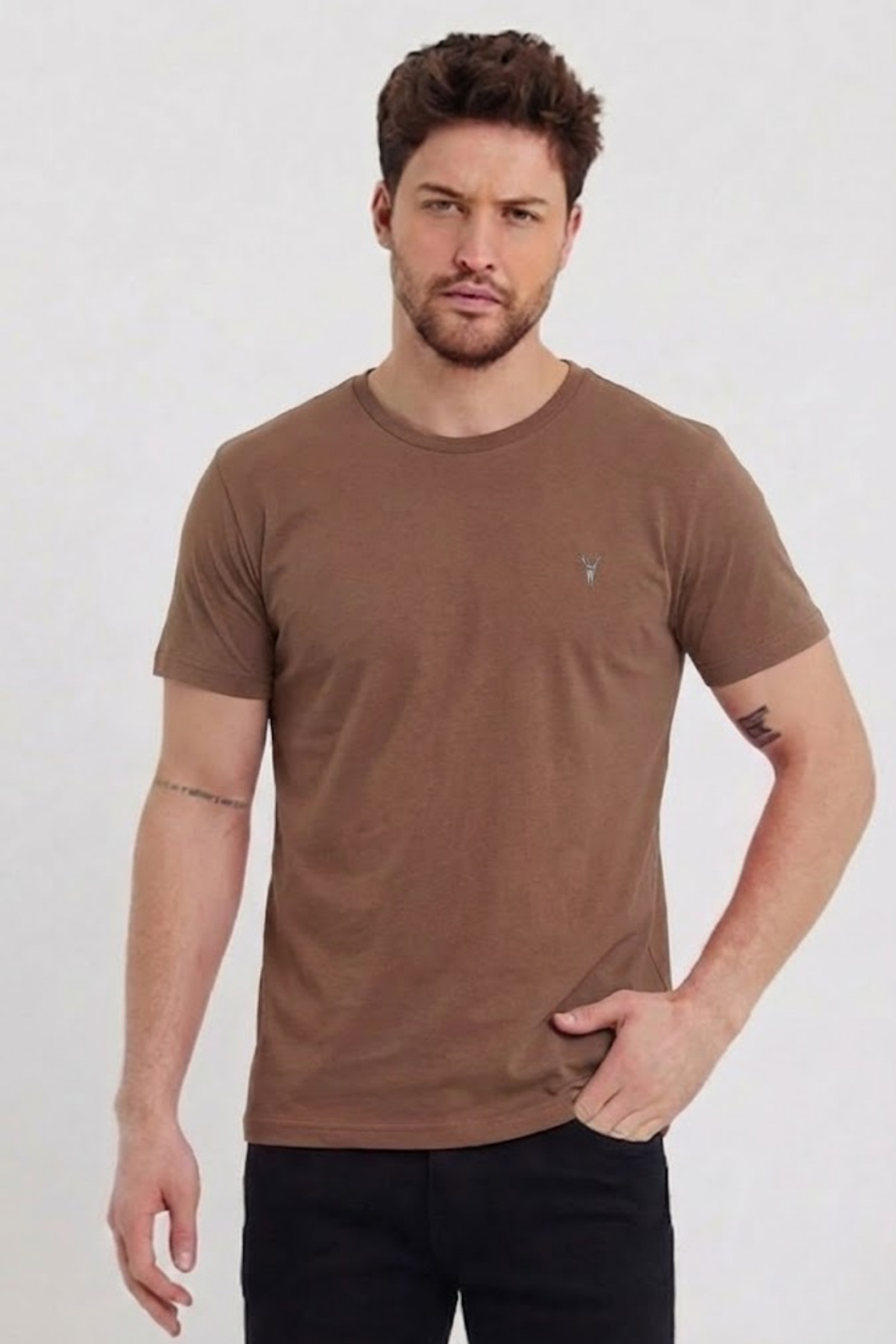 COMBİNE MİCHAİL  Erkek Comfort Bisiklet Yaka Bol 3 Lü Tişört - Görsel 4