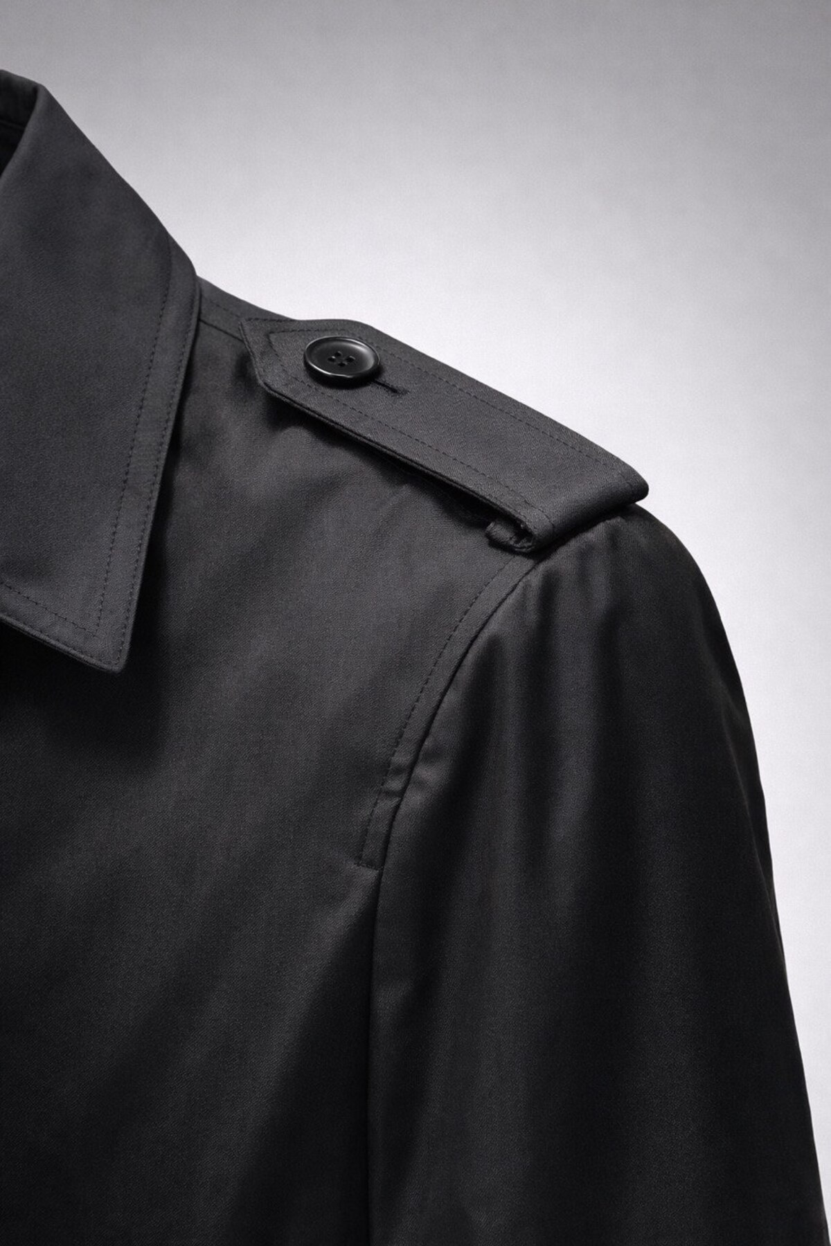 LUMAST  Slim Fit Su Geçirmez Kısa Boy (80 cm) Astarlı Trençkot - Görsel 3