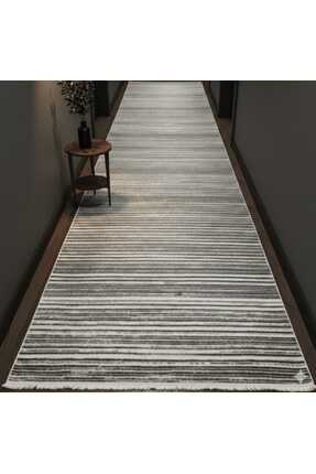 Pamuk Halı Yeni Model Premium Akrilik İplik Gri Desenli Halı - Kolay Temizleb...