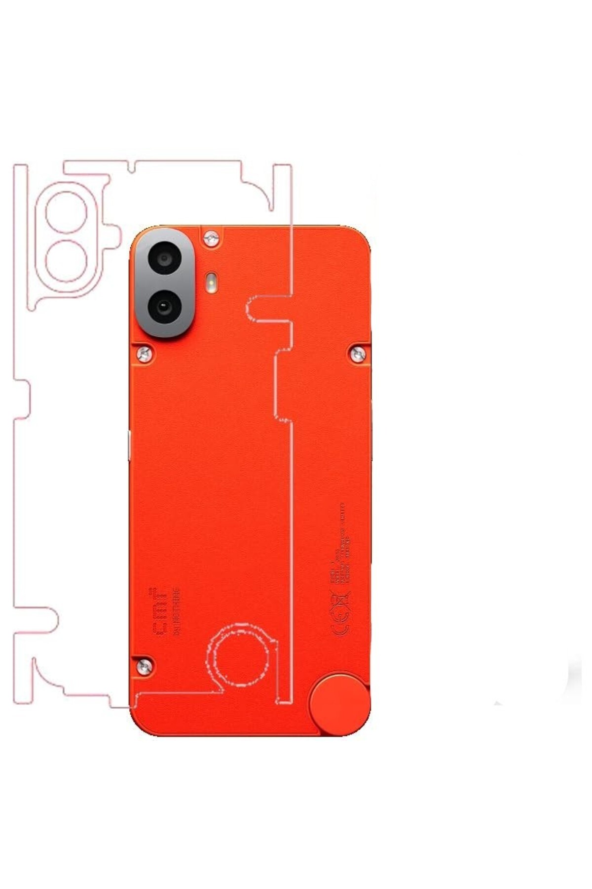 Ecr Mobile CMF Phone 1 ile Uyumlu 360 Arka Kaplama - Fiyatı, Yorumları