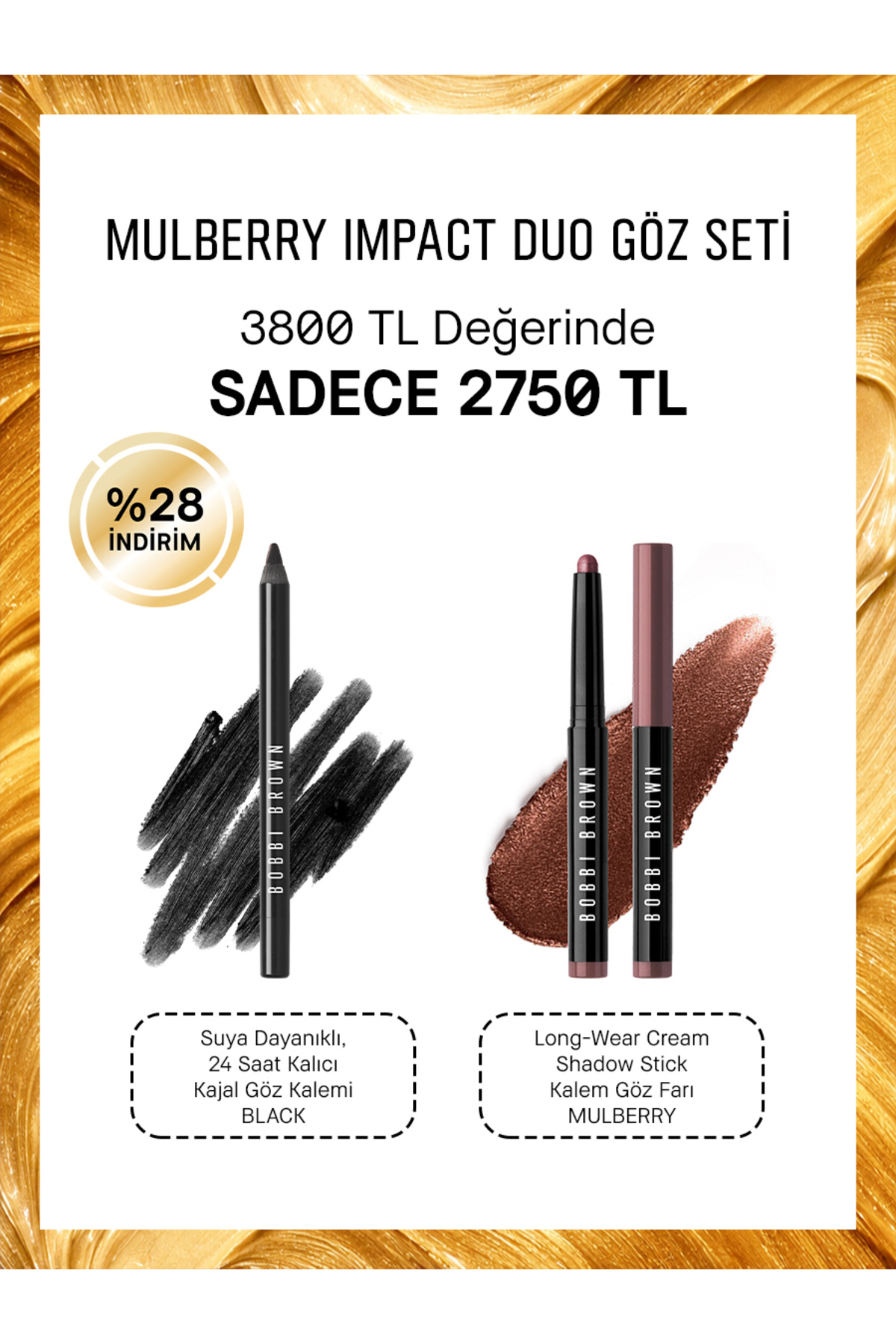 Bobbi Brown Mulberry Impact Duo Göz Seti - Fiyatı, Yorumları