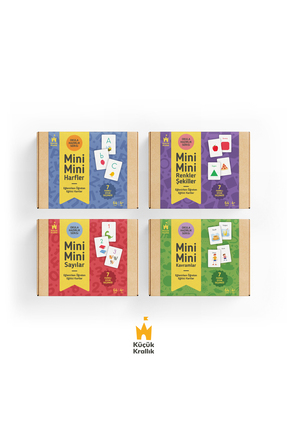 Küçük Krallık Anaokulu Seti Harfler, Sayılar, Renkler&Şekiller ve Kavramlar |...