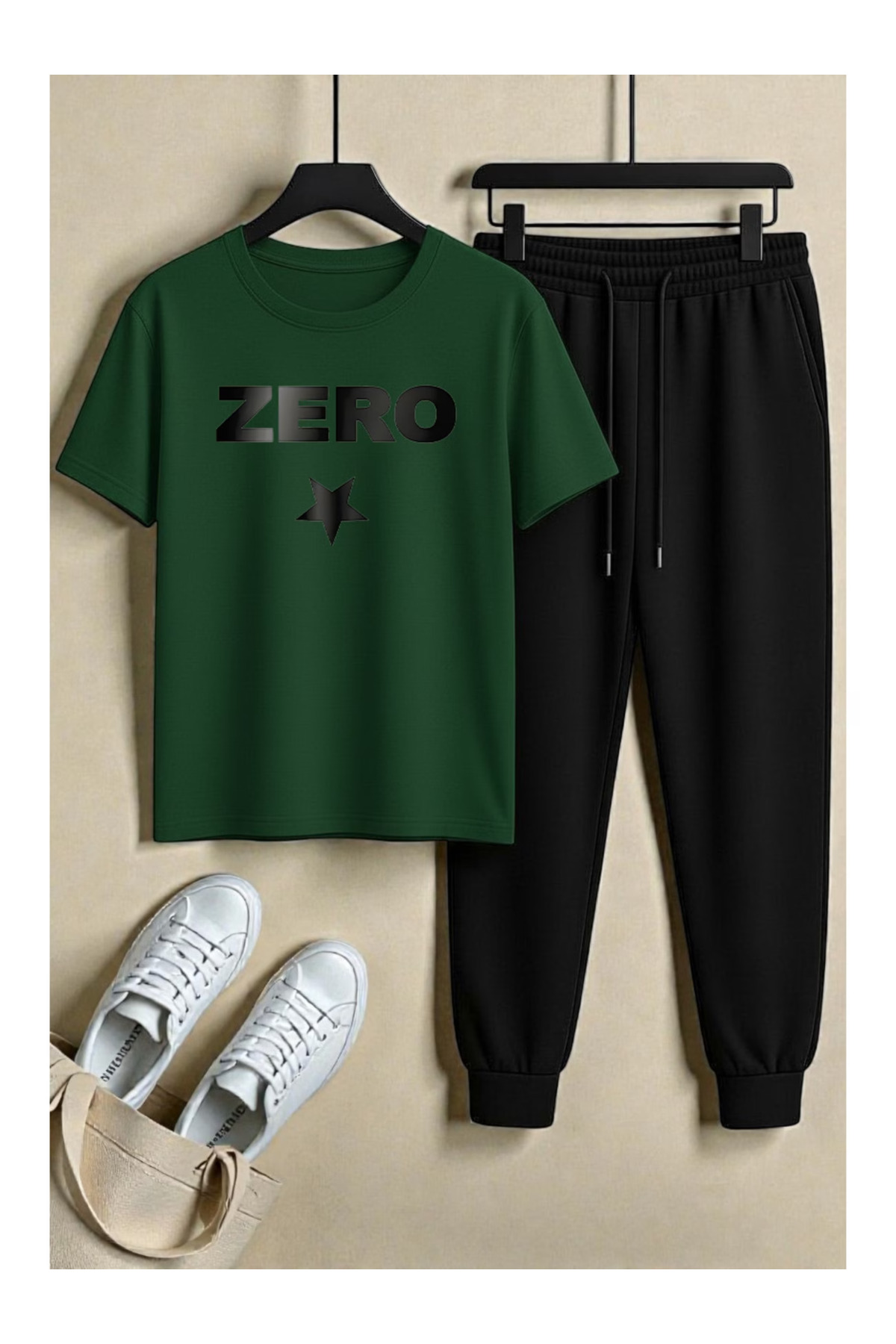 طقم Unisex مطبوع (قطعتين)