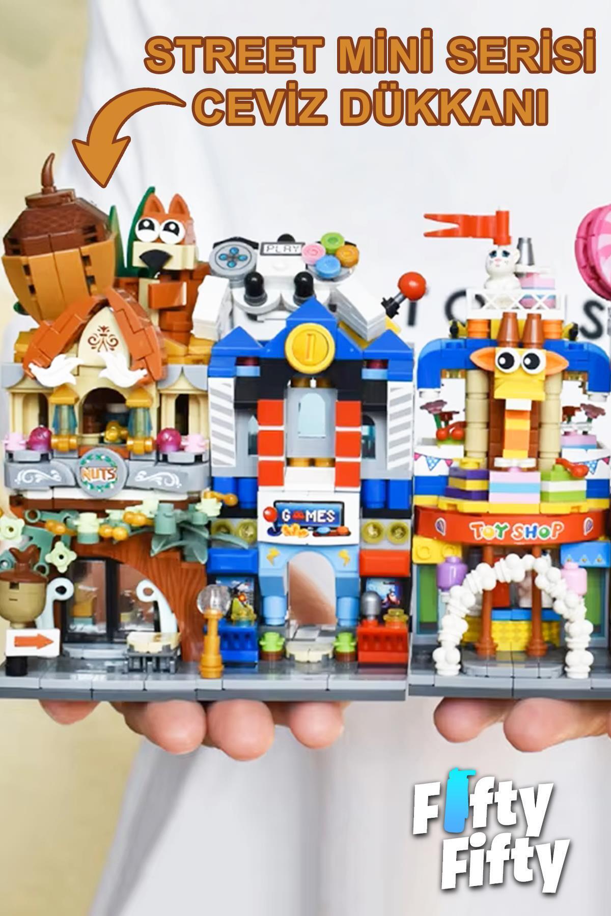 Vagonlife Loz Street Mini Serisi Ceviz Dükkanı -LZ1641 (485 Parça