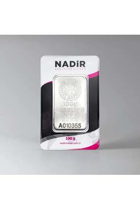 Nadir Gold Nadir 100 Gram Külçe Gümüş