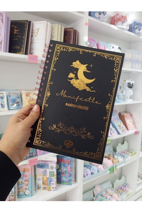 GİFTORİA Manifest ajandası siyah