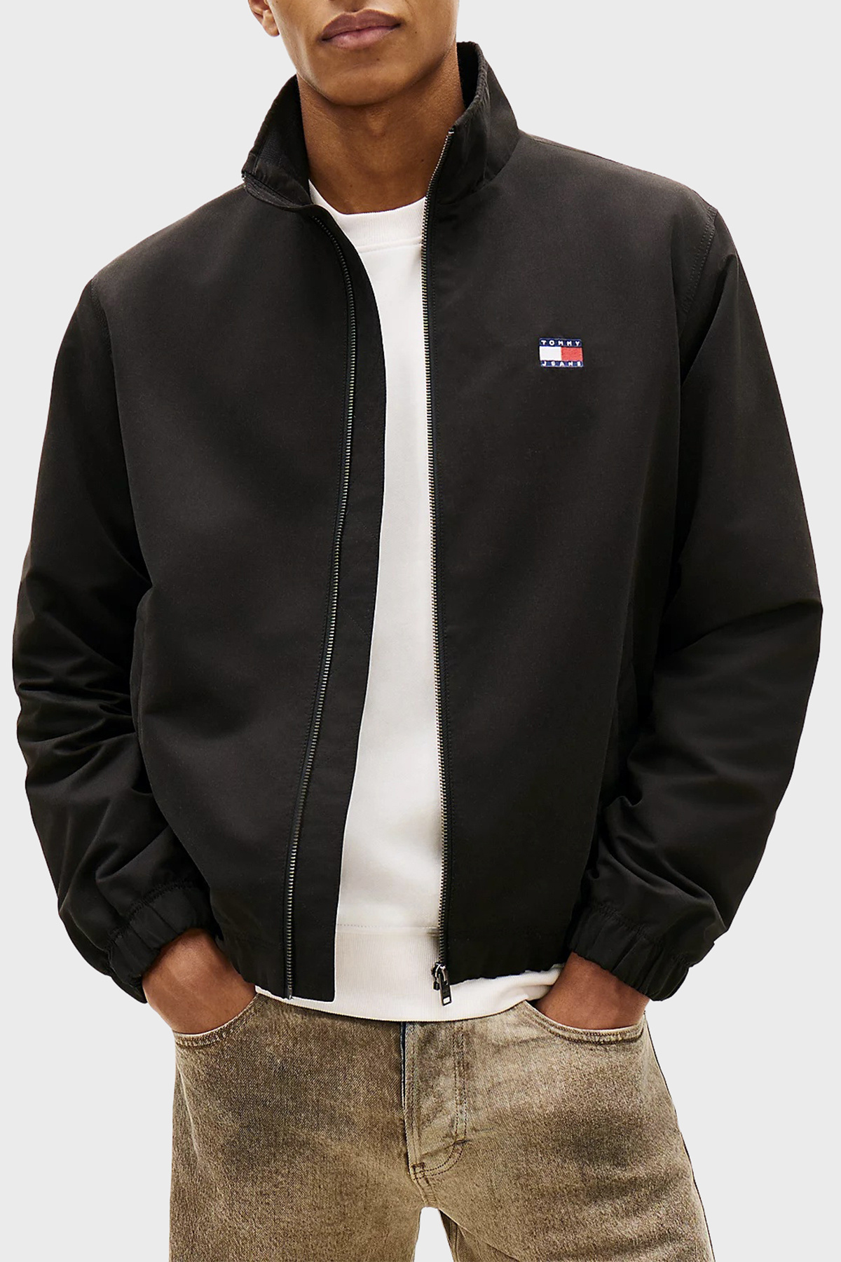 Tommy Jeans Regular Fit Logolu Dik Yaka Mont Erkek MONT DM0DM22720 BDS