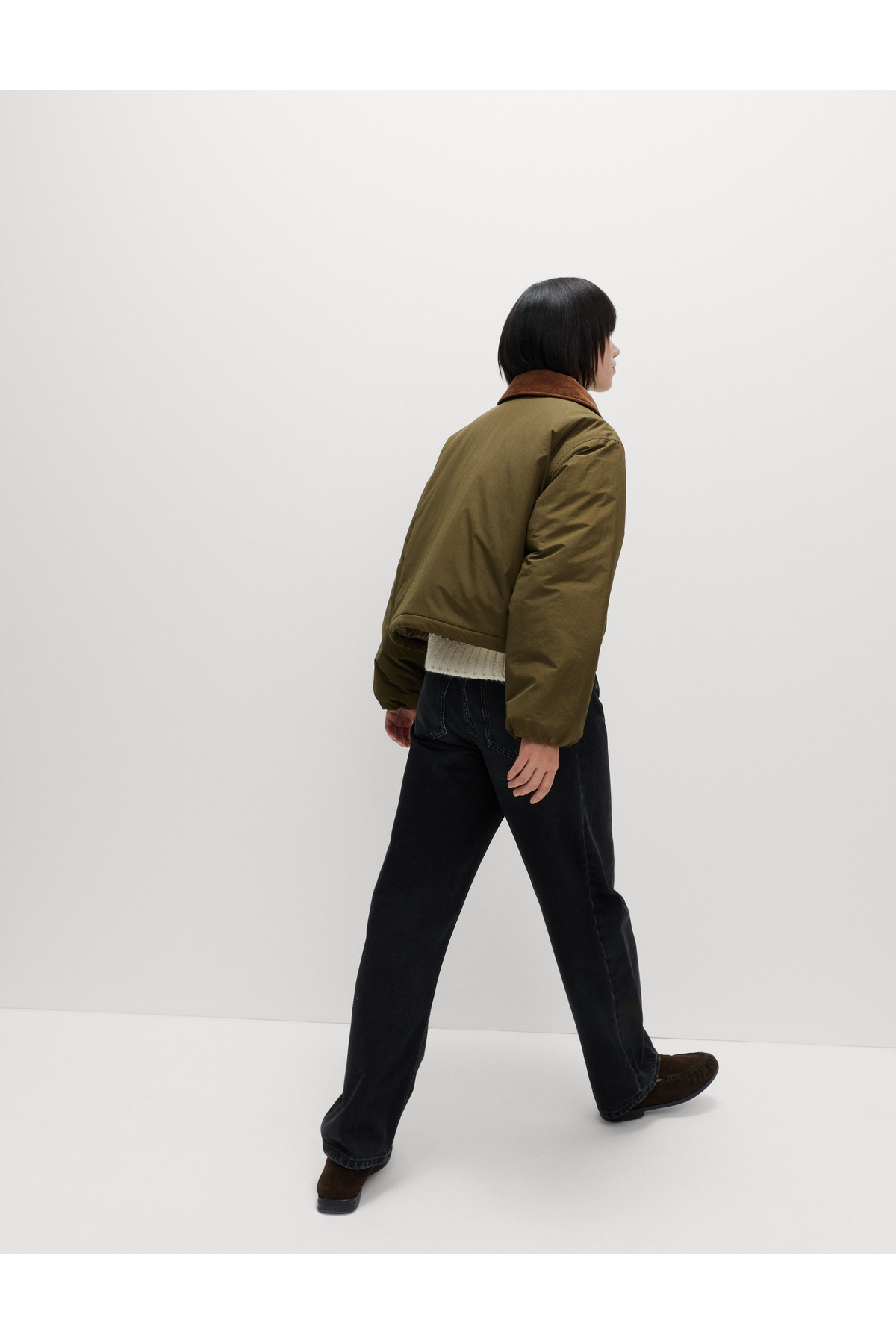 Marks & Spencer  Pamuk Karışımlı Thermowarmth Dolgulu Puffer Mont - Görsel 4