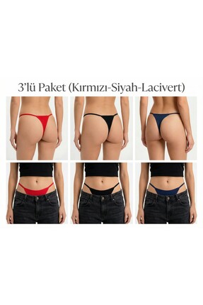 calma STRİNG 3 RENK PAMUKLU (KIRMIZI -SİYAH-LACİVERT)