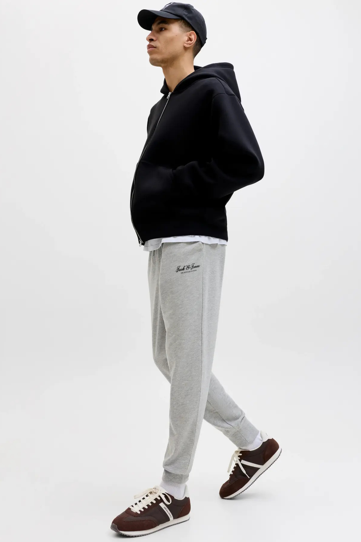 شلوار گرمکن ورزشی مردانه راسته فاق نرمال | جک اند جونز Jack & Jones 12288641 - تصویر 4