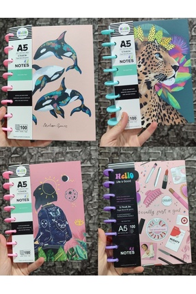 senacacollection Kalın Spiralli Çizgili Defter 100 Sayfa 1 ADET