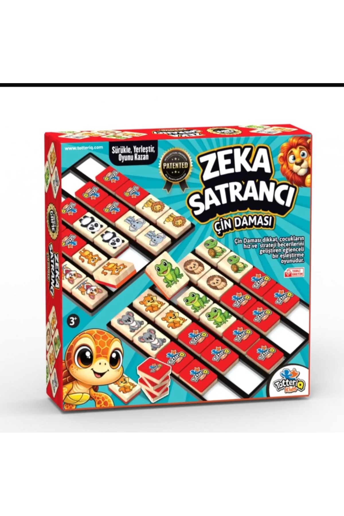 TOTTERİQ Ahşap Zeka Satrancı Çin Daması Eşleştirme Oyunu Montessori Eğitici Zeka Oyunu tiktok oyunu fotoğrafı 2 (önizleme)