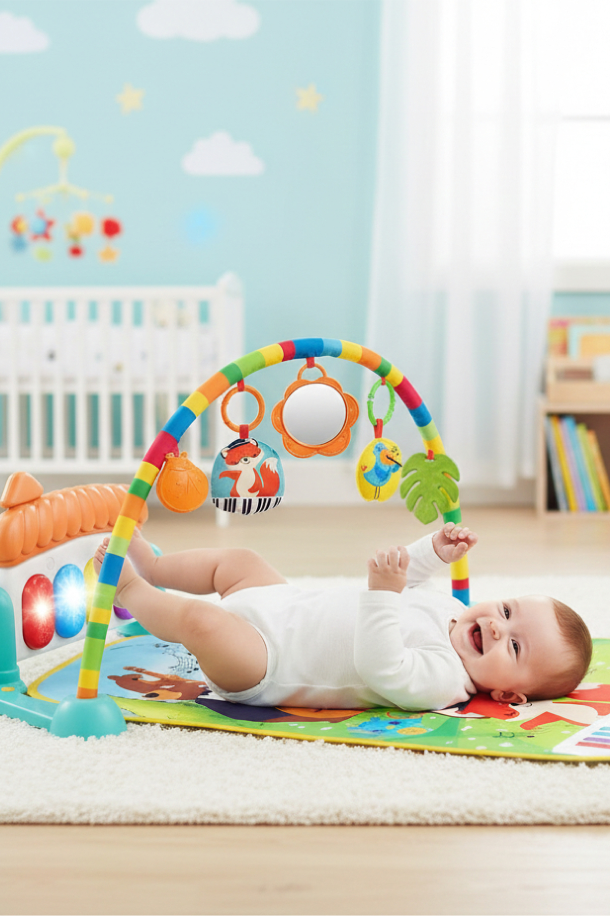 ŞENOL OYUNCAK Piyanolu Orkestra Desenli Bebek Oyun Halısı- Eğitici Müzikli Aktivite Halısı (0-24 Ay) fotoğrafı 3 (önizleme)