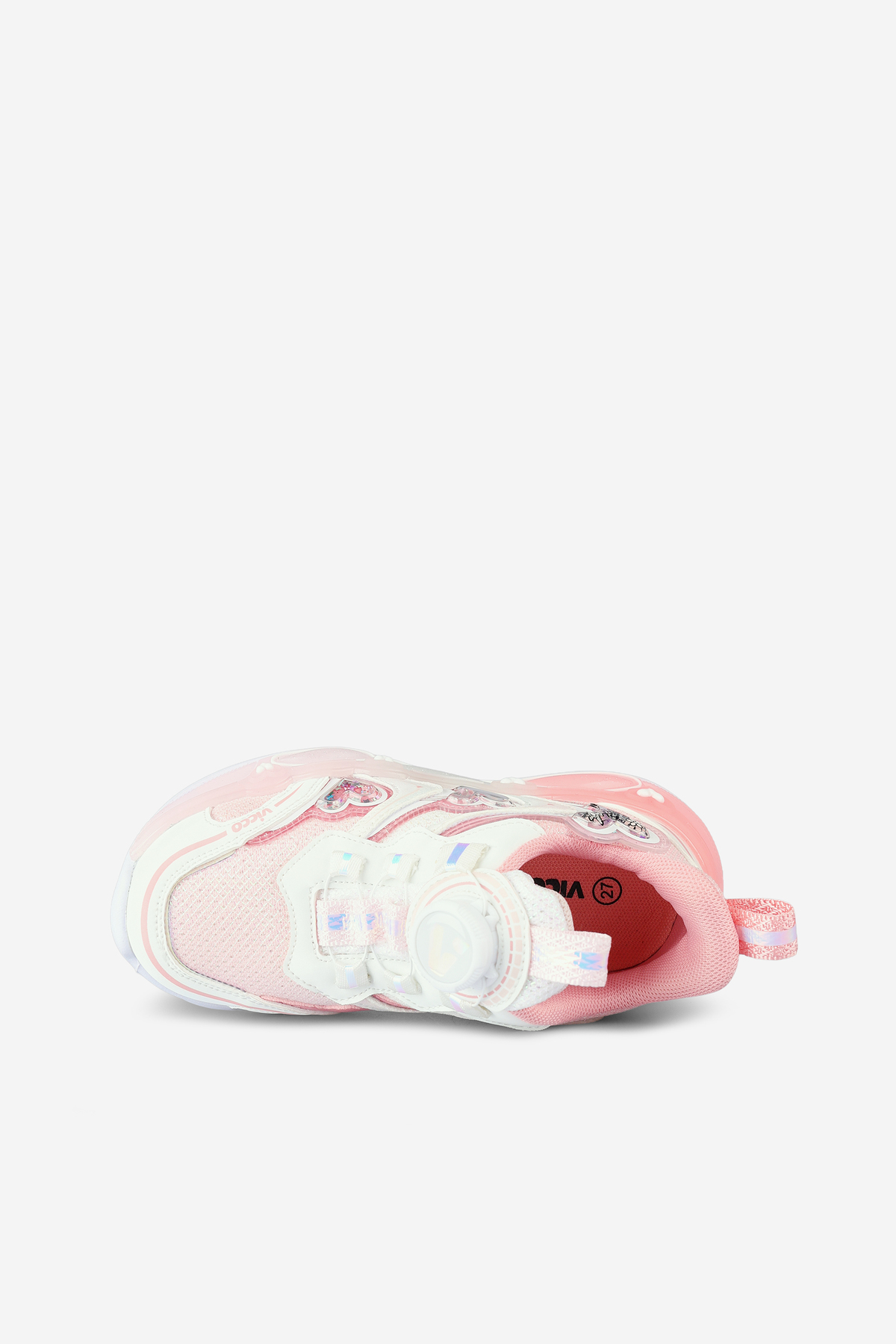 Vicco Benetti Işıklı Kız Okul Öncesi Pembe Sneaker fotoğrafı 3 (önizleme)