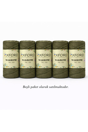 Oxford İplik Oxford Makrome İpi No:3 5’li Paket