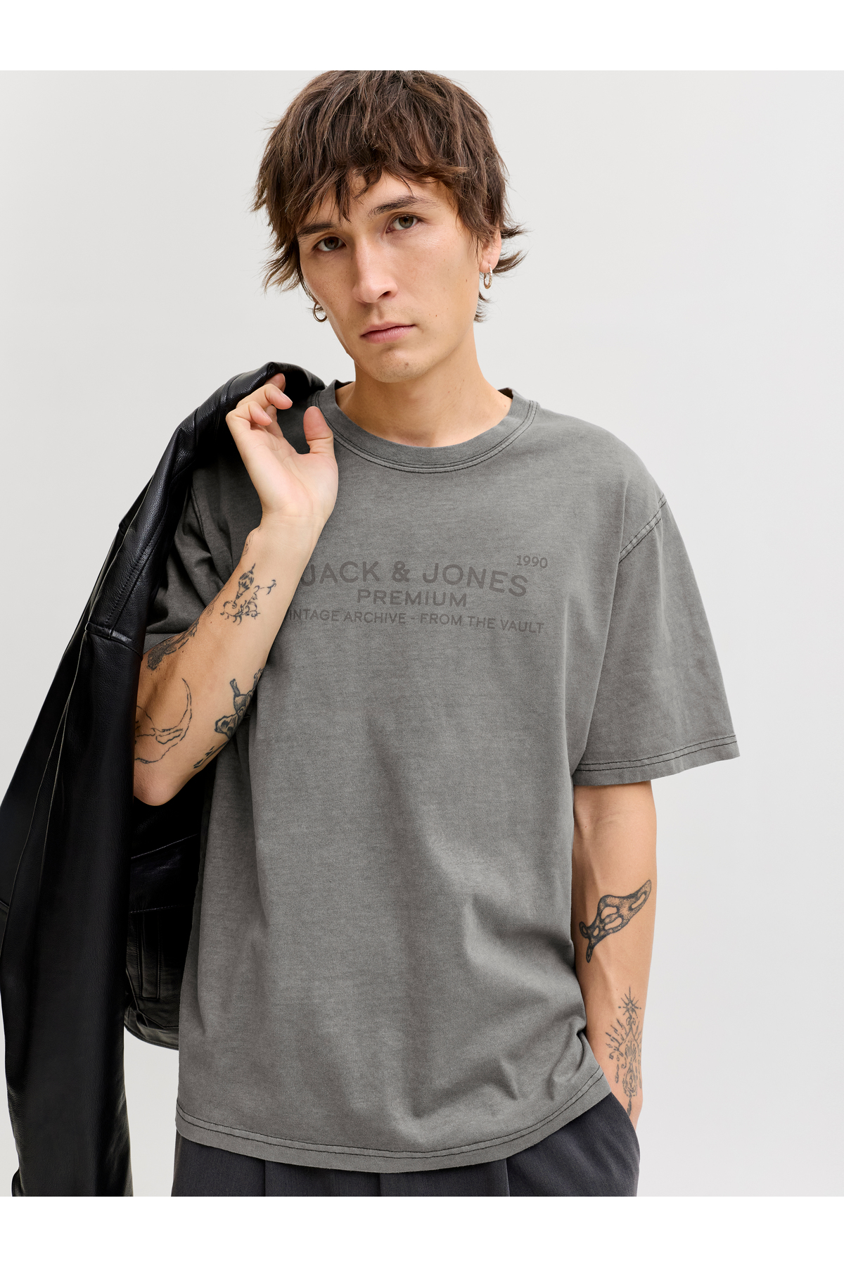 تیشرت مردانه Yazı Karekterli / Motto آستین کوتاه | جک اند جونز Jack & Jones 12293014 - تصویر 2