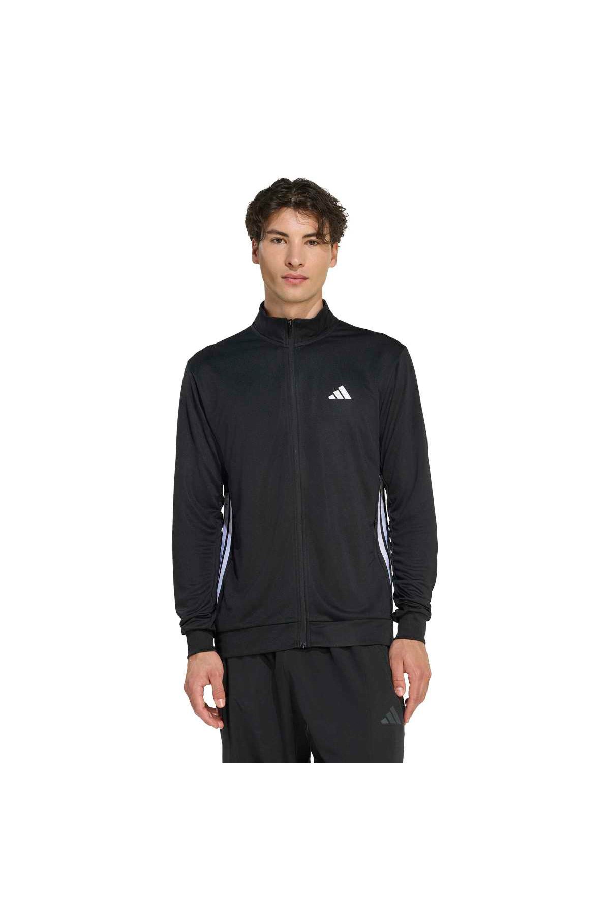 即購入OK！3CE3点セット！！ adidas Workout Essentials Allset 3 Stripes Erkek Siyah Dik Yaka