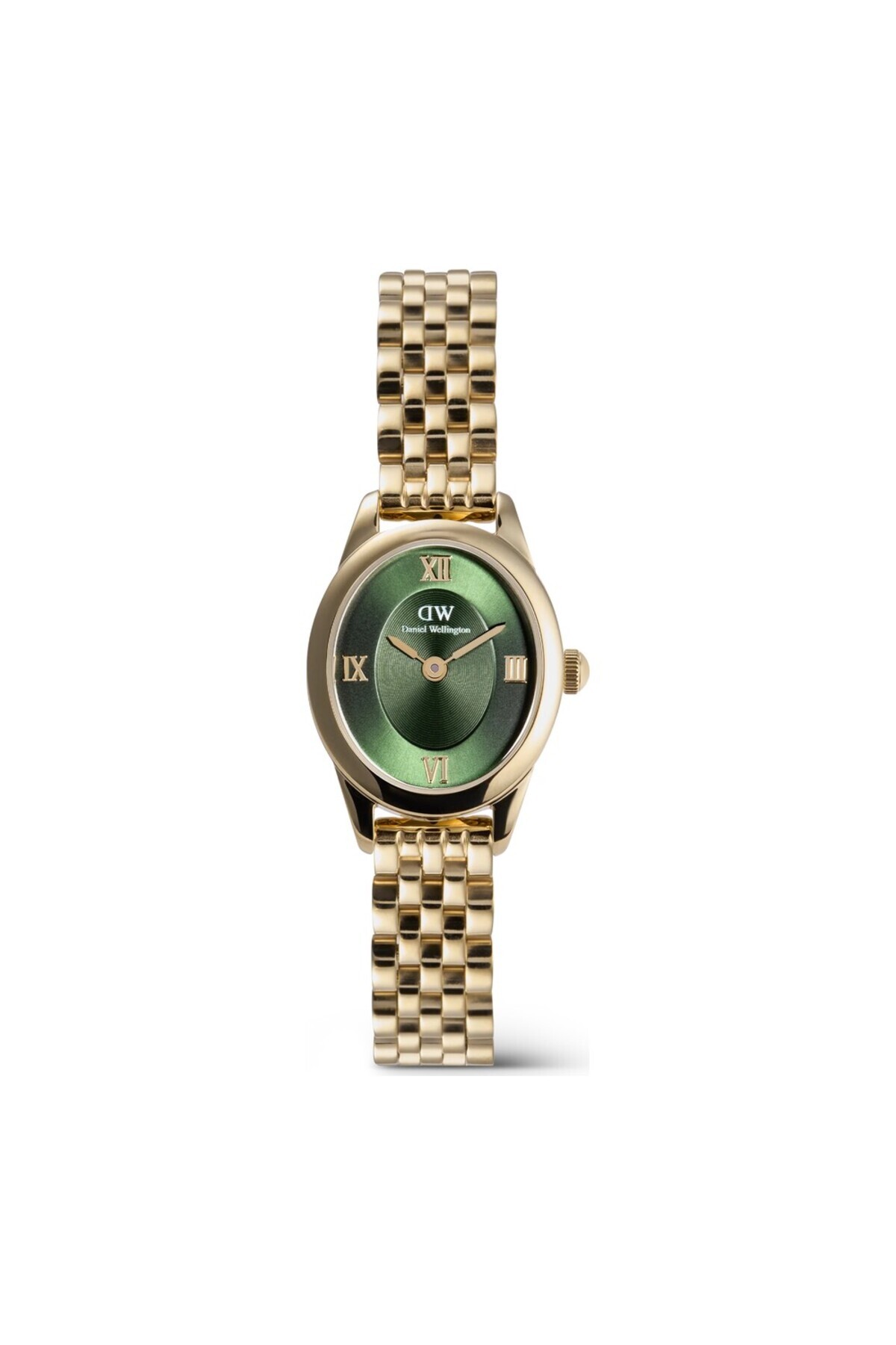 Ophelia Mini Emerald Gold