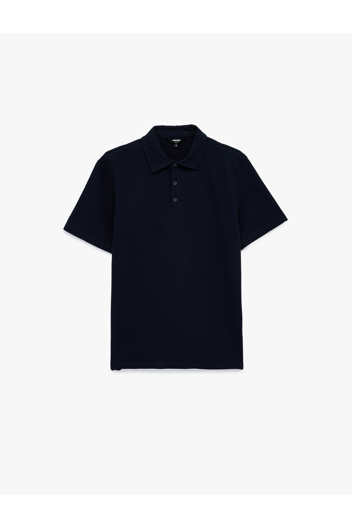 Koton Men'S Navy Polo Collar T-Shirt