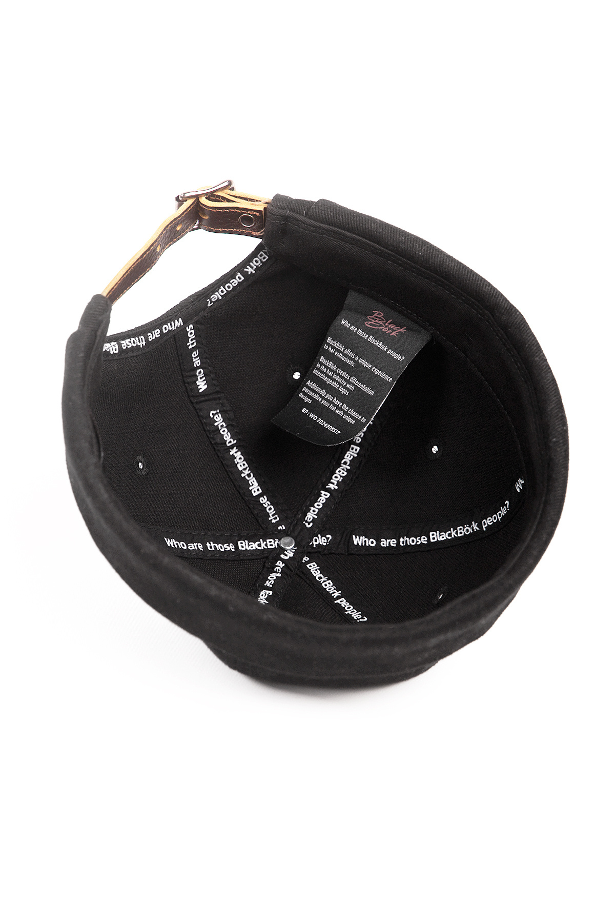 BlackBörk  Siyah Docker Şapka - Görsel 6