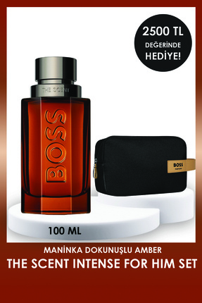 BOSS The Scent Intense 100 ml Erkek Parfüm + Çanta