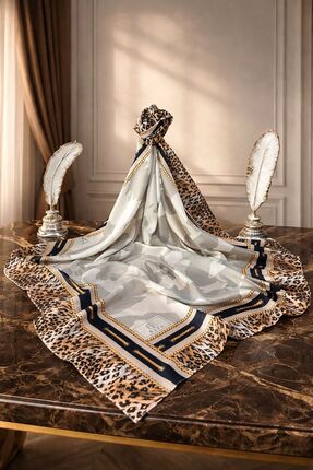 Befahomes Dijital Baskı Desenli Soft Pamuksu Eşarp