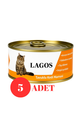 LAGOS PET Lagos Tavuklu Kedi Maması 150gr x 5 Adet