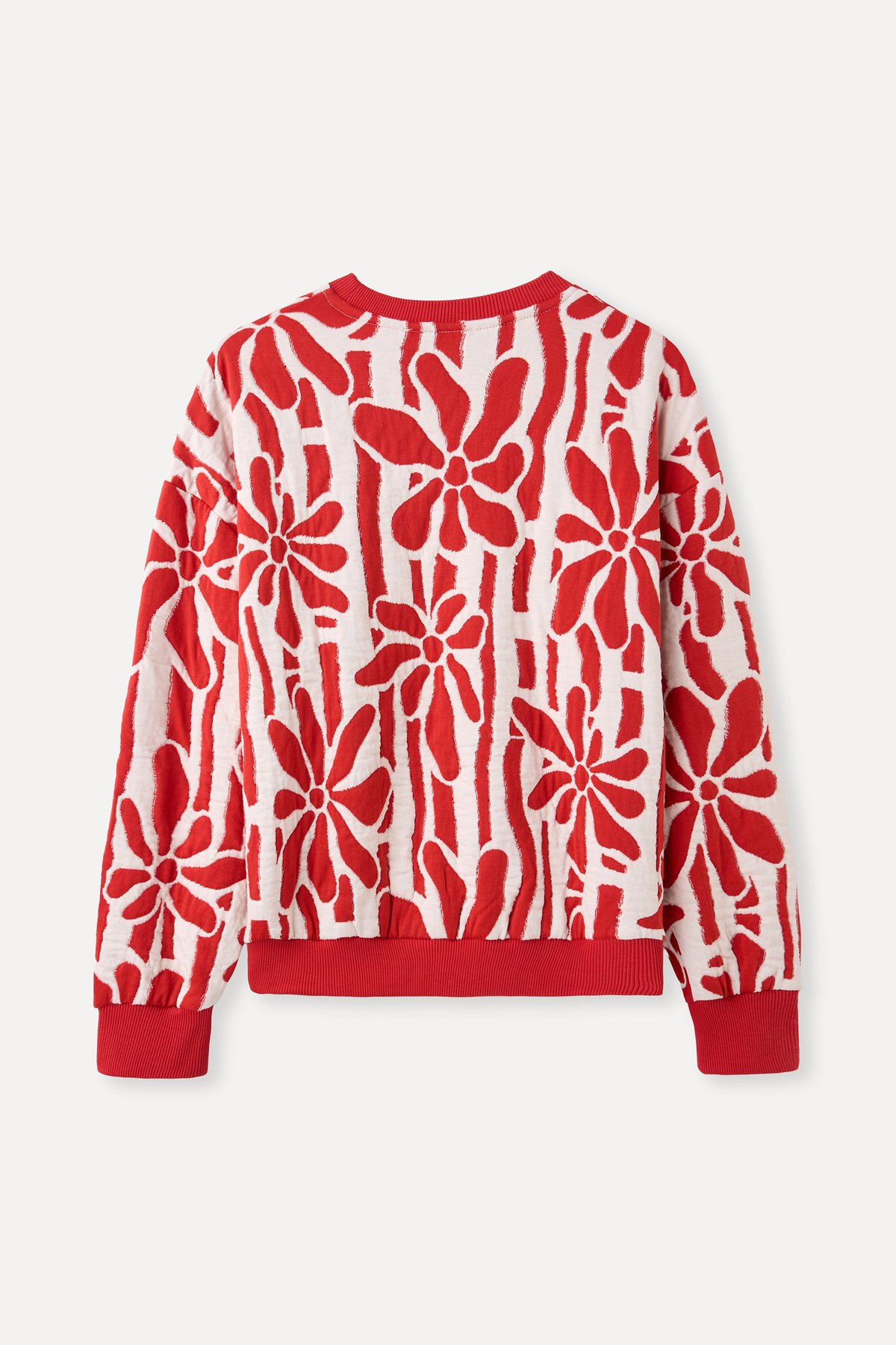 Mudo  DESENLİ OVERSIZE BİSİKLET YAKA SWEATSHIRT - Görsel 6