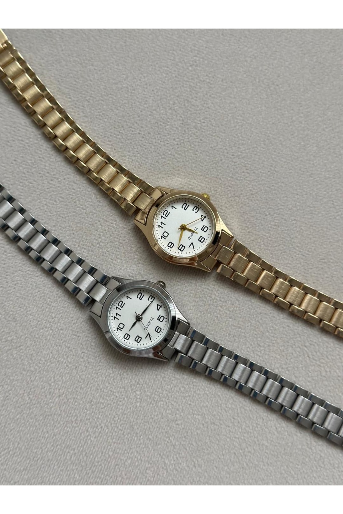 MERW  Poli Model Gümüş Renk Metal Kordon Vintage Seri Kadın Kol Saati - Görsel 5