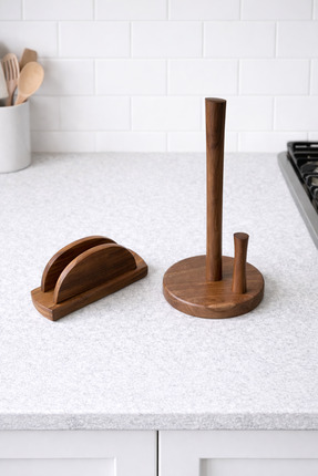 ch woodline Ceviz kağıt Havluluk Ve Peçetelik Stand 14.5x32 havlu peçetelik 6...