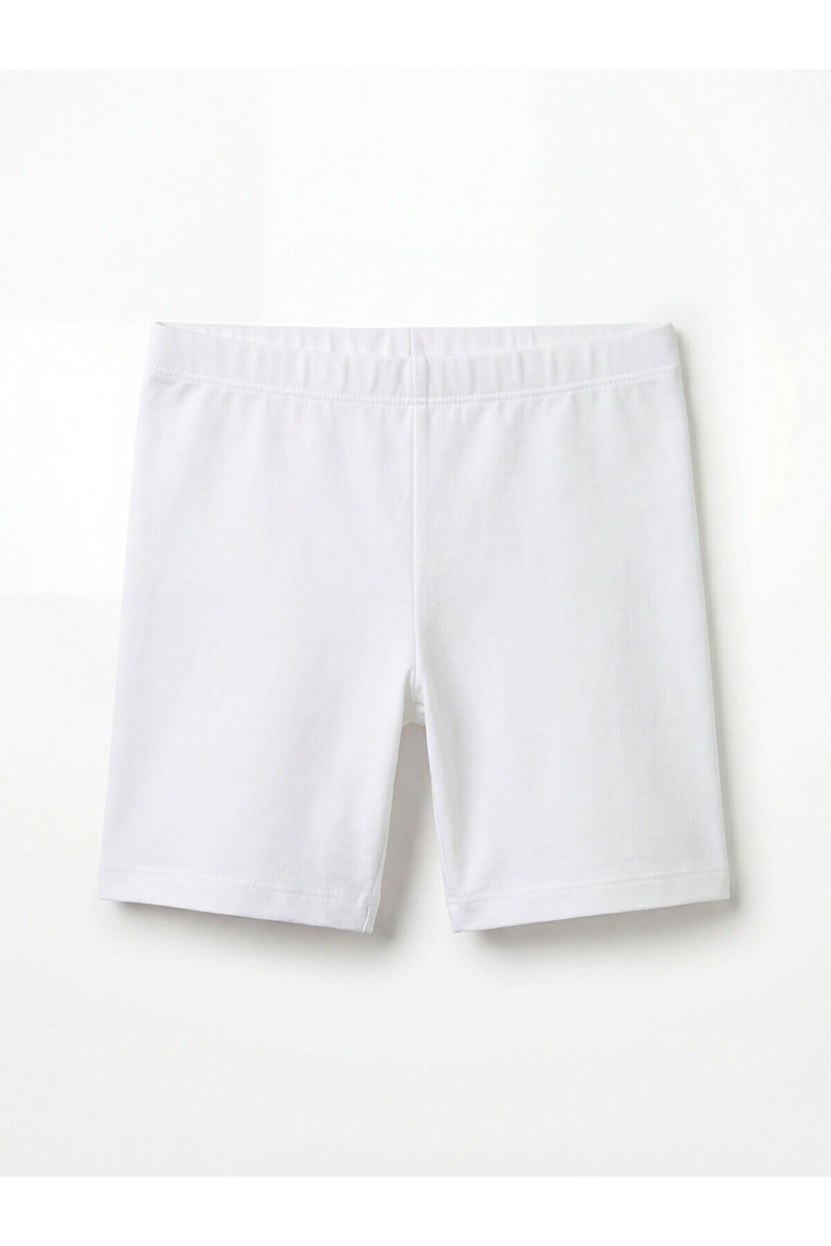 LC Waikiki Elsiva Collection Siyah Beli Lastikli Kız Çocuk Şort Tayt 2'li fotoğrafı 4 (önizleme)