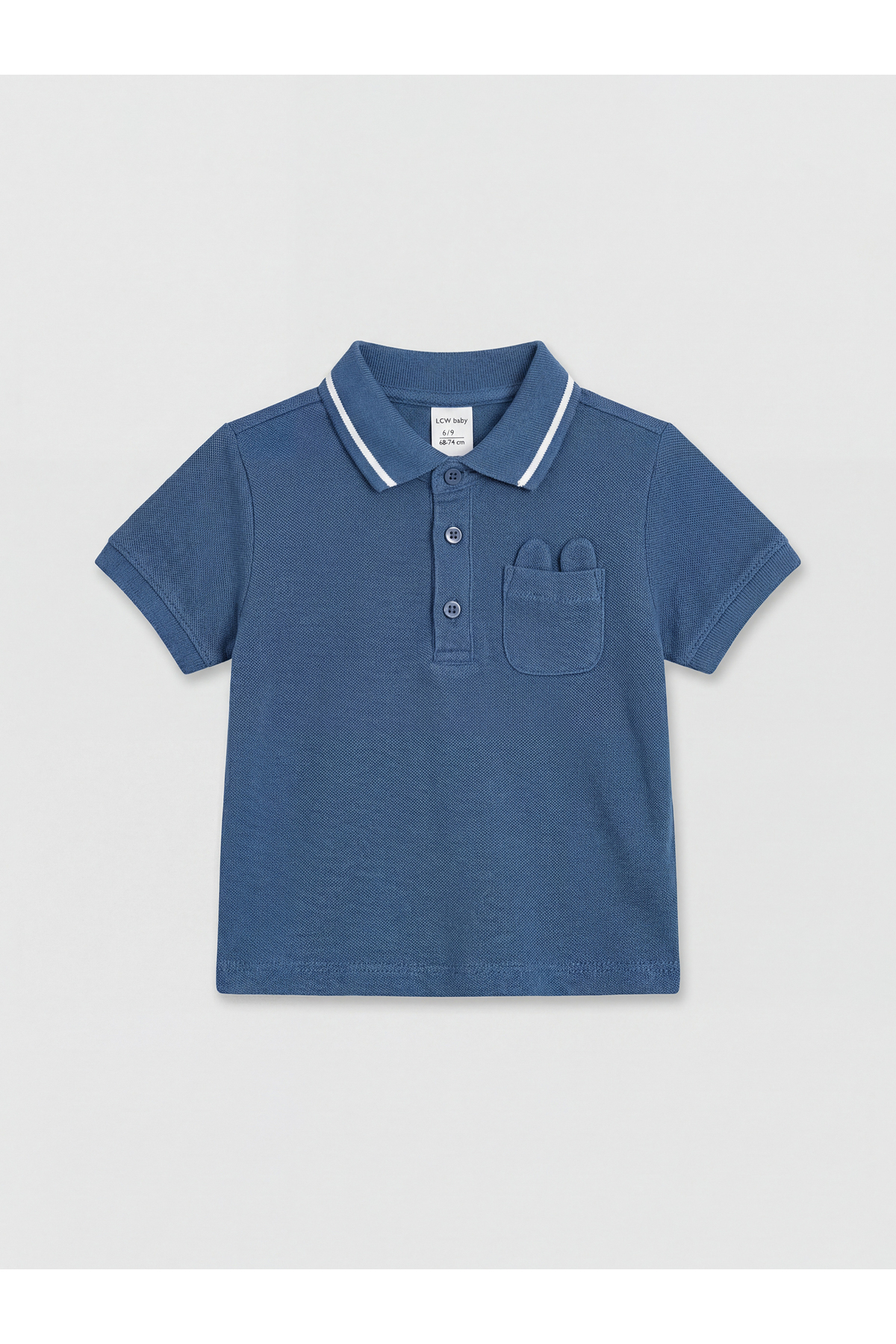 LC Waikiki Elsiva Collection Lacivert Polo Yaka Erkek Bebek Tişört ve Pantolon fotoğrafı 3 (önizleme)
