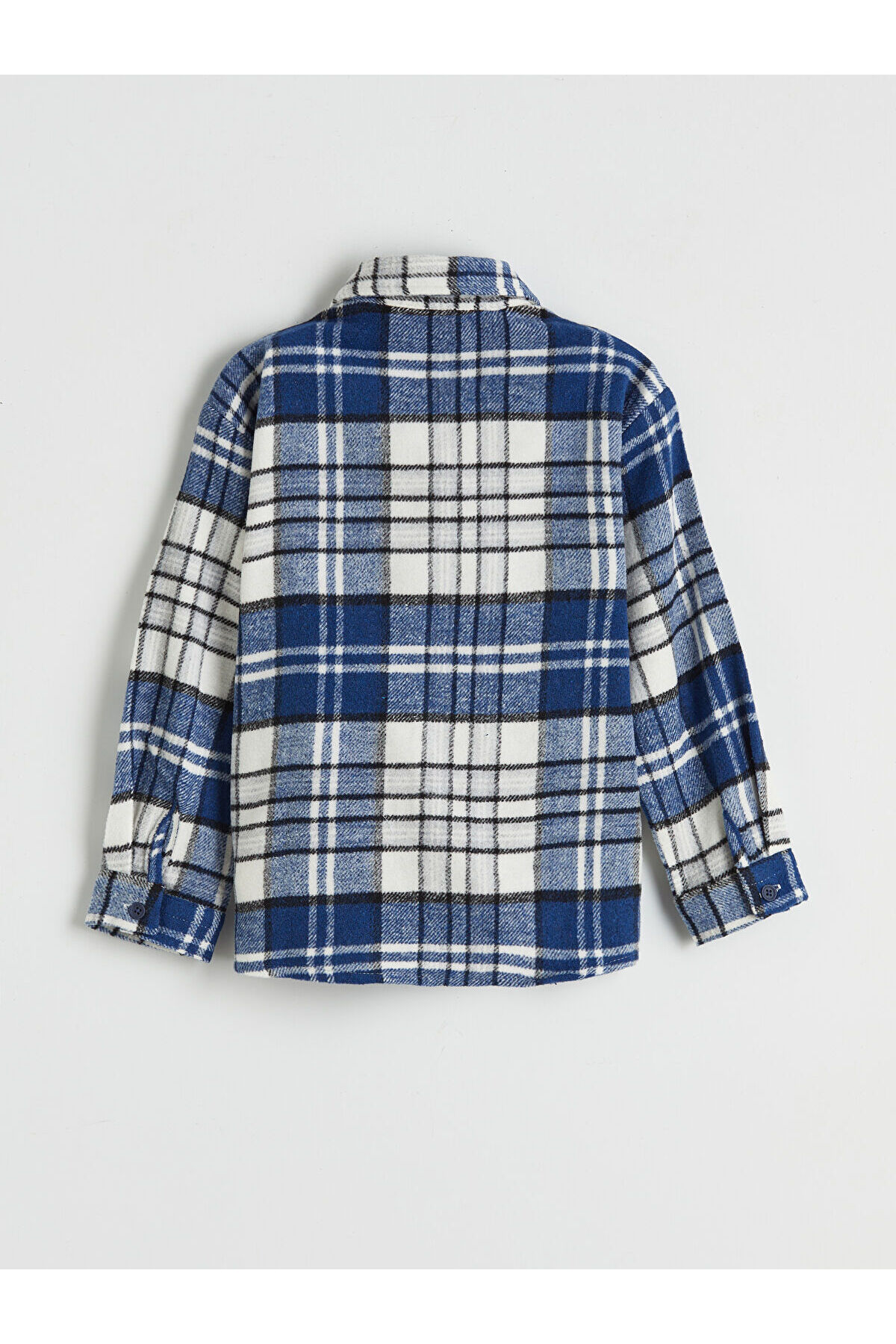 LC Waikiki Nevaa Collection Lacivert Ekose Erkek Çocuk Oduncu Gömlek fotoğrafı 2 (önizleme)