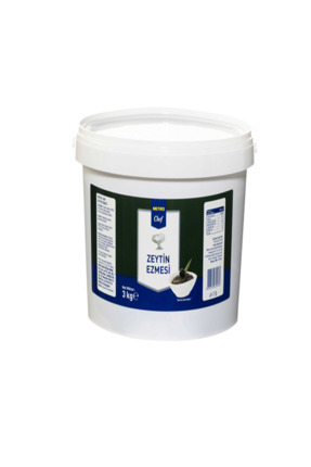 Metro Chef Zeytin Ezmesi 3 Kg Siyah