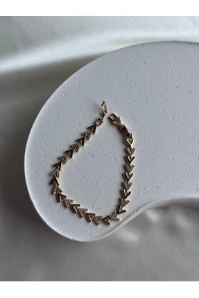 melonka Taşlı V Bileklik