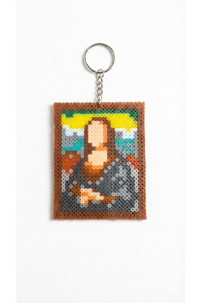 Kerul Mona Lisa Elyapımı Boncuk Anahtarlık