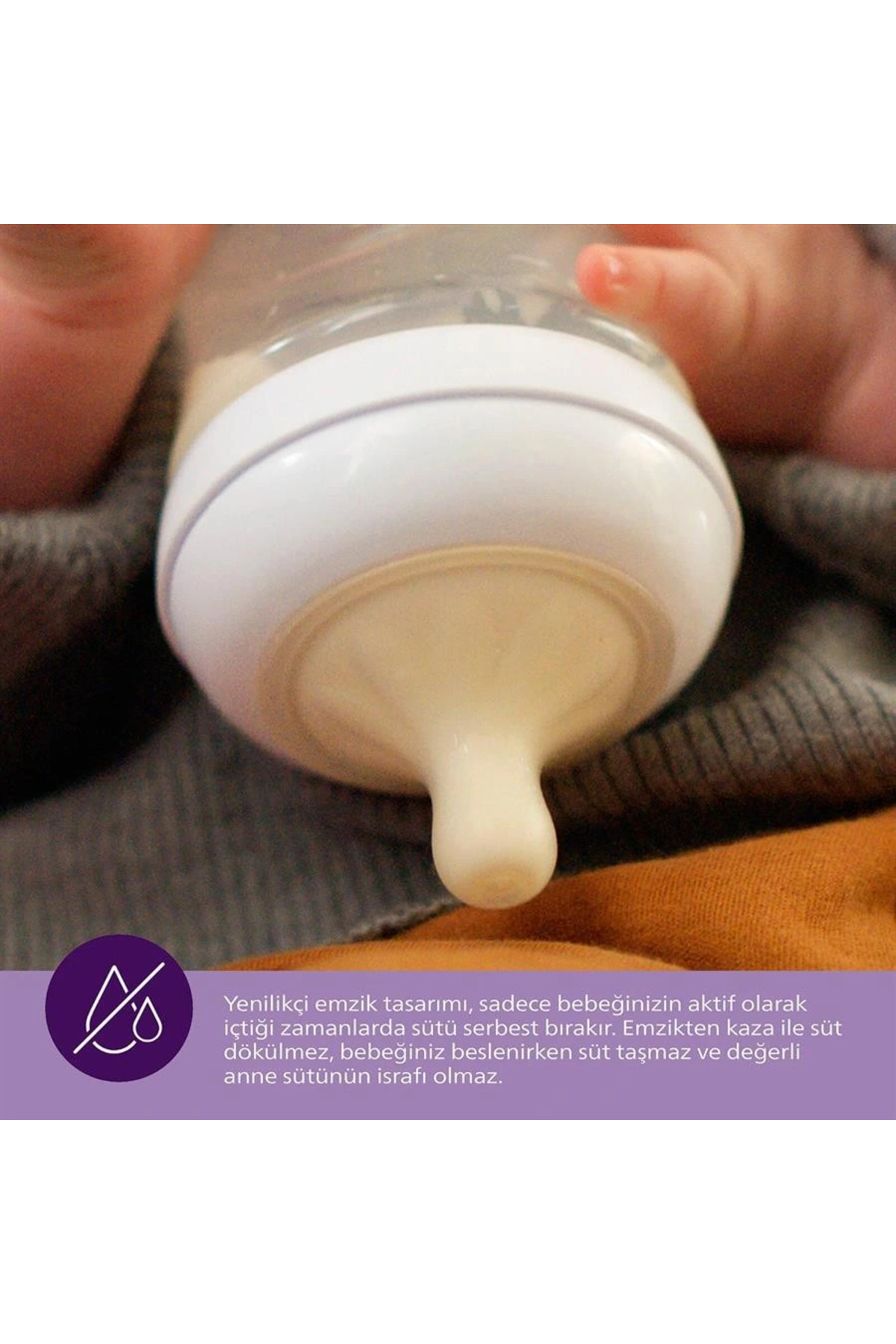Philips Avent Natural Response 2'li Biberon Emziği, 5 Numara, 6 Ay+ fotoğrafı 2 (önizleme)