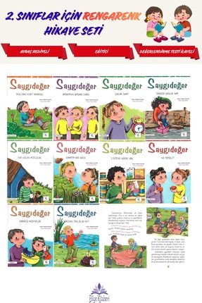 5 Renk Yayınları 2 .Sınıf Okumayı Sevdiren 10 lu Hikaye Seti - 5 (32 sayfa)