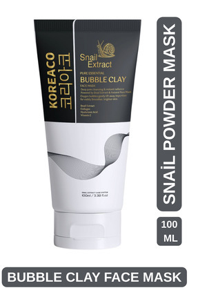 KOREACO Salyangoz Özlü Mucize Bubble Clay Yüz Maskesi | Ultra Yumuşak Nemli P...
