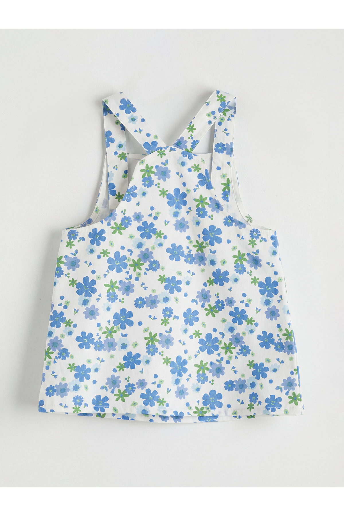 LC Waikiki LCW baby Ekru Kare Yaka Çiçek Desenli Kız Bebek Elbise fotoğrafı 2 (önizleme)