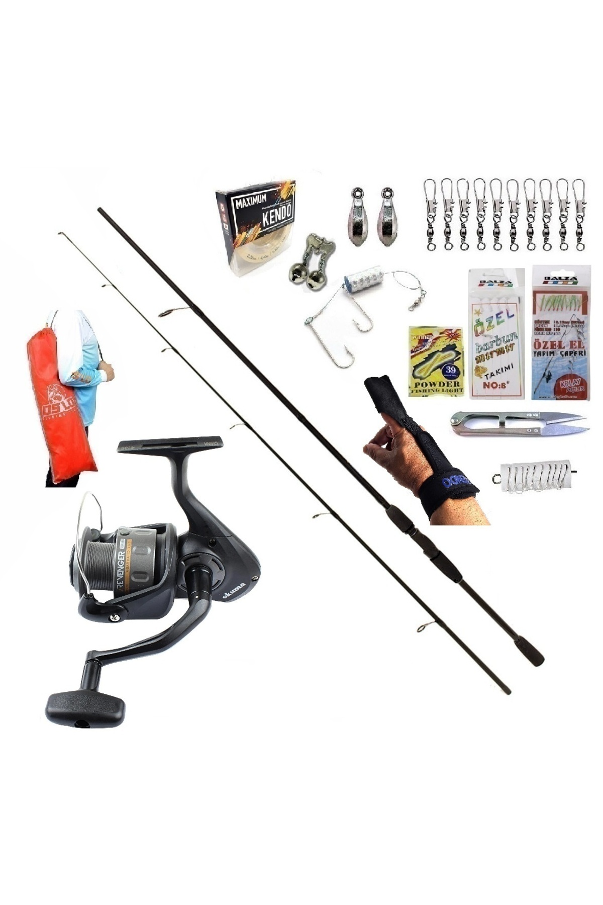 Oslo Okuma Revenger Rv-40 240cm 20-40gr Remixon Double Black Kıyı