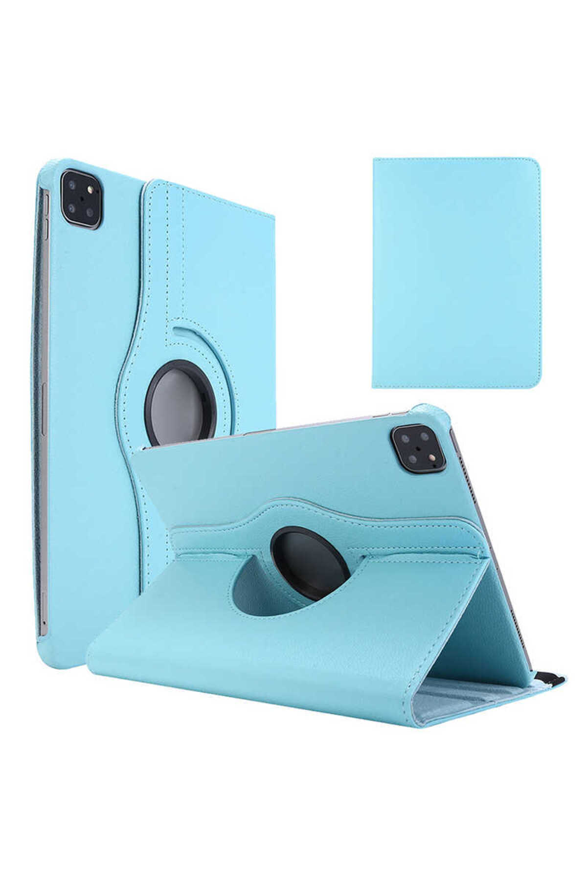 iPad Air 11 2025 M3 GNST Dönebilen Standlı Kılıf - Mavi