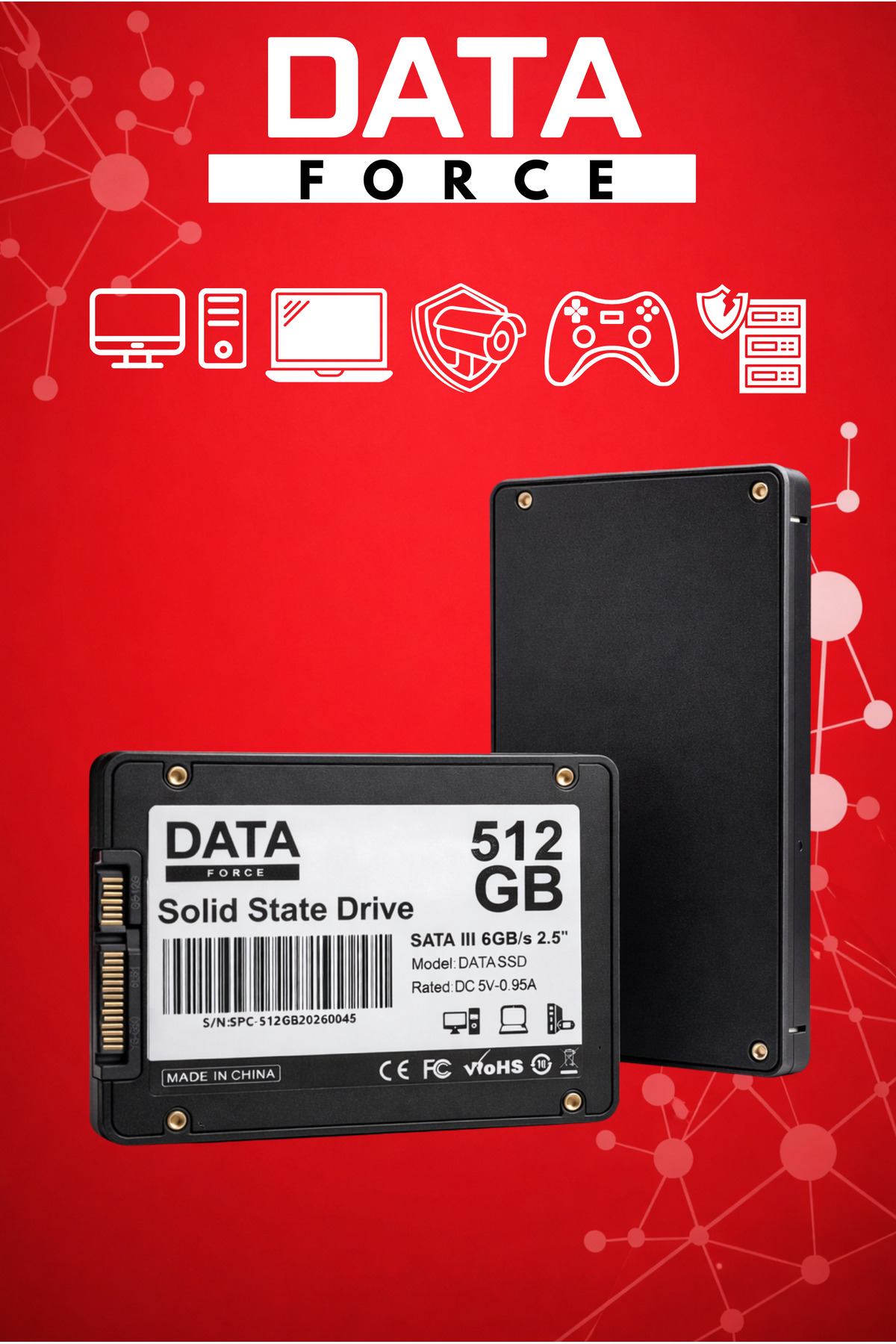 DataForce 512GB SSD 2.5” SATA III – Hızlı Açılış, Sessiz - Fiyatı