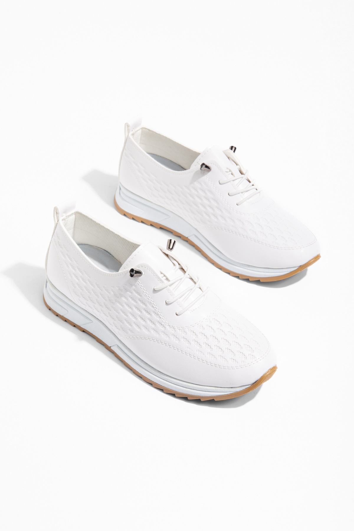 camaiore  Kadın Beyaz Spor Ayakkabı Ortopedik Taban Günlük Sneaker