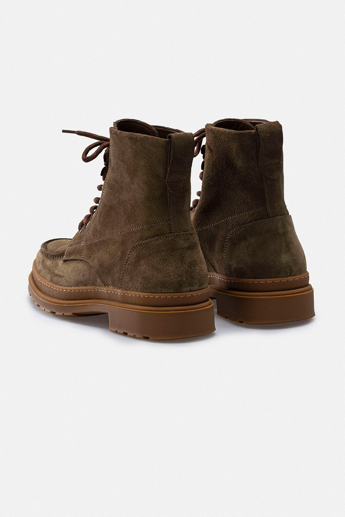 RUJO  RIDGE BAĞCIKLI HİKER STİLİ EL YAPIMI HAKİKİ SÜET DERİ - Görsel 5